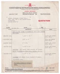 1957 Birmingham Bill Head - Guest Keen & Nettlefolds Hardware Manufacturer B2. Fixed Price $13.43.