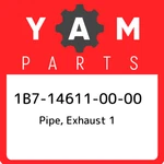 1B7-14611-00-00 Yamaha Pipe, Exhaust 1B7146110000, New Genuine Oem Part. Fixed Price $144.23.