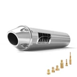 Hmf Yamaha Warrior Slip On Exhaust Brushed W/euro + Jets (87-04). Fixed Price $424.90.