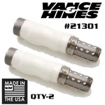 2 Vance & Hines Quiet Baffle Shortshot Staggered Sideshot Big Softail Dual. Fixed Price $159.98.