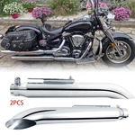 2PCS Motorcycle Slip-on Exhaust Muffler Pipes For Yamaha Road Star Xv 1600 1700. Fixed Price $109.02.