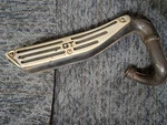 1978-1980 Yamaha GT80 Exhaust Pipe W/ Heat Shield #2F4-14610-00-00. Fixed Price $120.00.