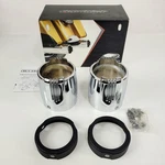 Harley-davisdon 2017-2025 Screamin' Eagle Defiance 4.5" End Caps Chrome 65100095. Fixed Price $189.95.
