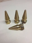 4 Yamaha Brass Spike Exhaust Nuts Pipes Cafe Chopper Bobber 10MM. Fixed Price $14.26.