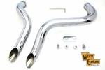 Wyatt Gatling Down Draft Exhaust Header Set For Harley Davidson By V-twin. Fixed Price $208.50.