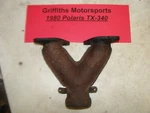 1980 Polaris 340 Apollo Cobra Txl Colt? Exhaust Manifold Y Pipe EC34PT-07. Fixed Price $29.98.