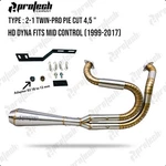 Exhaust Pipes Muffler Fits Harley-davidson Dyna Super Glide Sport Fxdx Hd 2-1. Fixed Price $480.00.