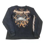 Harley Davidson Shirt Screamin Eagles Mens S/m Black Motorcycle Long Sleeve. Fixed Price $27.95.