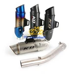 For Yamaha Yzf R6 1998-2005 Motorcycle Exhaust Mid Link Pipe 51MM Black Mufflers. Fixed Price $93.57.