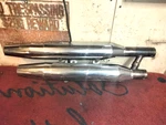 Oem Harley-davidson Fatboy Deuce Softail Exhaust Mufflers 65090-00B / 65890-00A. Fixed Price $39.99.