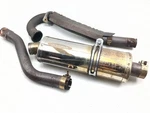 08-18 Kawasaki Klr 650 Rear Right Delkevic Full Exhaust System. Fixed Price $273.88.