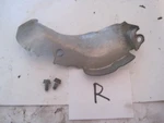 90-98 Honda Pacific Coast Right Rear Heat Guard Exhaust. Fixed Price $10.00.