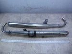 1973 Yamaha RD200 Y858) Left And Right Exhaust Headers Mufflers Pipes Set. Fixed Price $225.50.