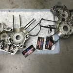 01-07 Honda VT750 Spirit Engine Cases 11100-MEG-020 11200-MEG-020. Fixed Price $125.00.