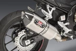 Yoshimura R-77 Slip-on Exhaust Silver Fits 16-23 Honda CBR500R 12553B0520. Fixed Price $615.95.