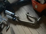 65600314 64900720A M8 Fatbob Harley Davidson Exhaust System Oem Header Muffler. Fixed Price $450.00.