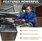 Titanium Adhesive Backed Exhaust Heat Shield Mat 24'' For Wall Grill. Fixed Price $19.30.