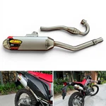 Q4 Exhaust Full System Stainless Pipe Silver For Honda CRF150LR 2016-2026. Fixed Price $249.31.