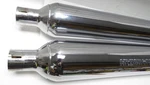Mint!! Harley Oem Chrome Zero Miles Touring Mufflers #65547-98A / 65546-98A. Fixed Price $79.00.