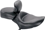 Mustang 79427 Wide Solo Seat With Backrest Vintage Black Smooth Xl -'04-'21. Fixed Price $621.00.
