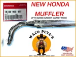 Honda New Muffler #18300-MEG-315 Motorcycle Muffer #hm A2 Sankei 2411. Fixed Price $490.00.