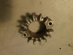 1980 Honda CM400T Exhaust Flange Clamp Joint, Ex. Pipe 18231-413-010. Fixed Price $10.00.