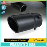 For Black 2.75" Exhaust Pipe Stainless Steel Tip Tail Muffler Replace Accessorie. Fixed Price $19.94.