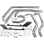 Bassani Chrome Power Curve True-dual Crossover Header Pipes Only !read Desc!. Fixed Price $654.45.