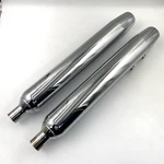 Oem Harley 65538-09 65846-10A Chrome Slip On Mufflers 09-16 Touring Twin Cam. Fixed Price $88.20.
