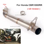 For Honda CBR1000RR 2008-2016 47MM Middle Exhaust Pipe Link 60MM Mufflers. Fixed Price $55.48.