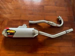 Exhaust Full System Stainless Pipe Silver For Honda Crf 150L 16-23. Fixed Price $249.77.