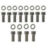 Stainless Steel Fenton Header Bolts, SET/12, Fits Ford Flathead. Fixed Price $23.99.