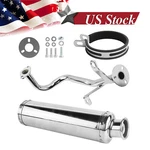 Scooter Exhaust Stainless Pipe For GY6 4 Stroke 50CC. Fixed Price $136.99.