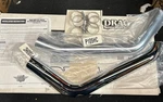 Drag Specialties Chrome Snakeskin Heat Shields For Python Exhaust DS-210443. Fixed Price $79.95.