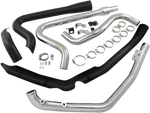 Cobra Powerport True Dual Head Pipes Raven Black Harley Fl Touring 2017-2020. Fixed Price $671.19.