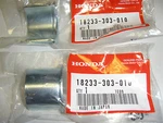 Honda Nos Set Of Exhaust Collar Pipe Joint CB350F CB400F 18233-303-010. Fixed Price $16.95.