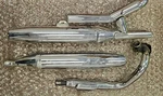 1978-1981 Oem Yamaha XS1000 V Star Chrome Dual Exhaust Pipes 5SCL-1 &2 + Muffler. Fixed Price $149.99.
