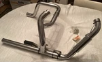 Paughco 735-IA Dual Crossover Exhaust System Chrome, Harley Softail 1987-1999. Fixed Price $650.00.