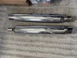 Pair Of Chrome Harley-davidson HARFLT1746/1868 System 64900235A. Fixed Price $29.99.