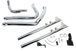 True Dual 33" Fishtail Exhaust Header Kit For Flt 2010-2016 Harley Davidson. Fixed Price $522.80.