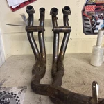 Suzuki Srad Yoshimura Duplex Exhaust Header GSXR750 96-00. Fixed Price $300.00.