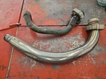 1995 Yamaha Virago XV750 Exhaust Header Pipe Set. Fixed Price $48.00.