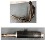 98 Triumph Daytona T595 955I 2200512 Performance Carbon Exhaust Muffler Header. Fixed Price $174.00.