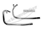 Triumph TR6R T120R Exhaust Pipe Set 1972 With Balance Pn# 71-2636 71-2637. Fixed Price $435.26.