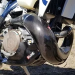 E-line Carbon Fiber Pipe Guard For Factory #MPG25019 Ktm/husqvarna/gas. Fixed Price $154.60.
