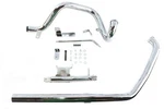 True Dual Exhaust Pipe System Chrome For Harley-davidson. Fixed Price $391.99.
