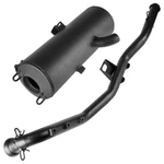 Exhaust Muffler And Pipe For Polaris Sportsman 400 2001 2002 2003 2004 2005. Fixed Price $185.00.