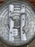 1979 Honda Left & Right Exhaust Heat Shield Guard - Pair. Fixed Price $20.00.