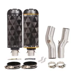 For Suzuki Hayabusa GSX1300R 2021-2025 Exhaust Middle Pipe Dual Carbon Mufflers. Fixed Price $375.99.