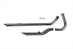 Exhaust Drag Pipe Set Flat Front For Harley-davidson. Fixed Price $447.99.